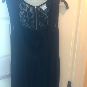 Cooperative Black lace dress with zipper